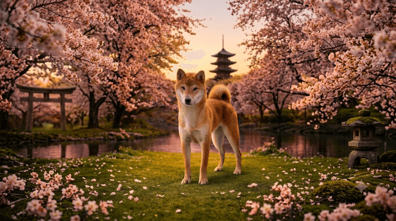 Panda and Peanut, the breeding Shiba Inu pair at Yokiko